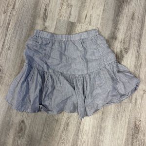 Striped mini skirt